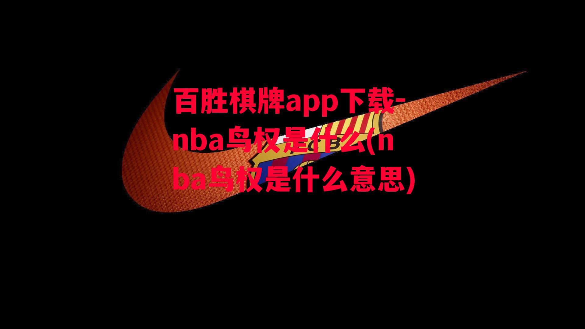 nba鸟权是什么(nba鸟权是什么意思)